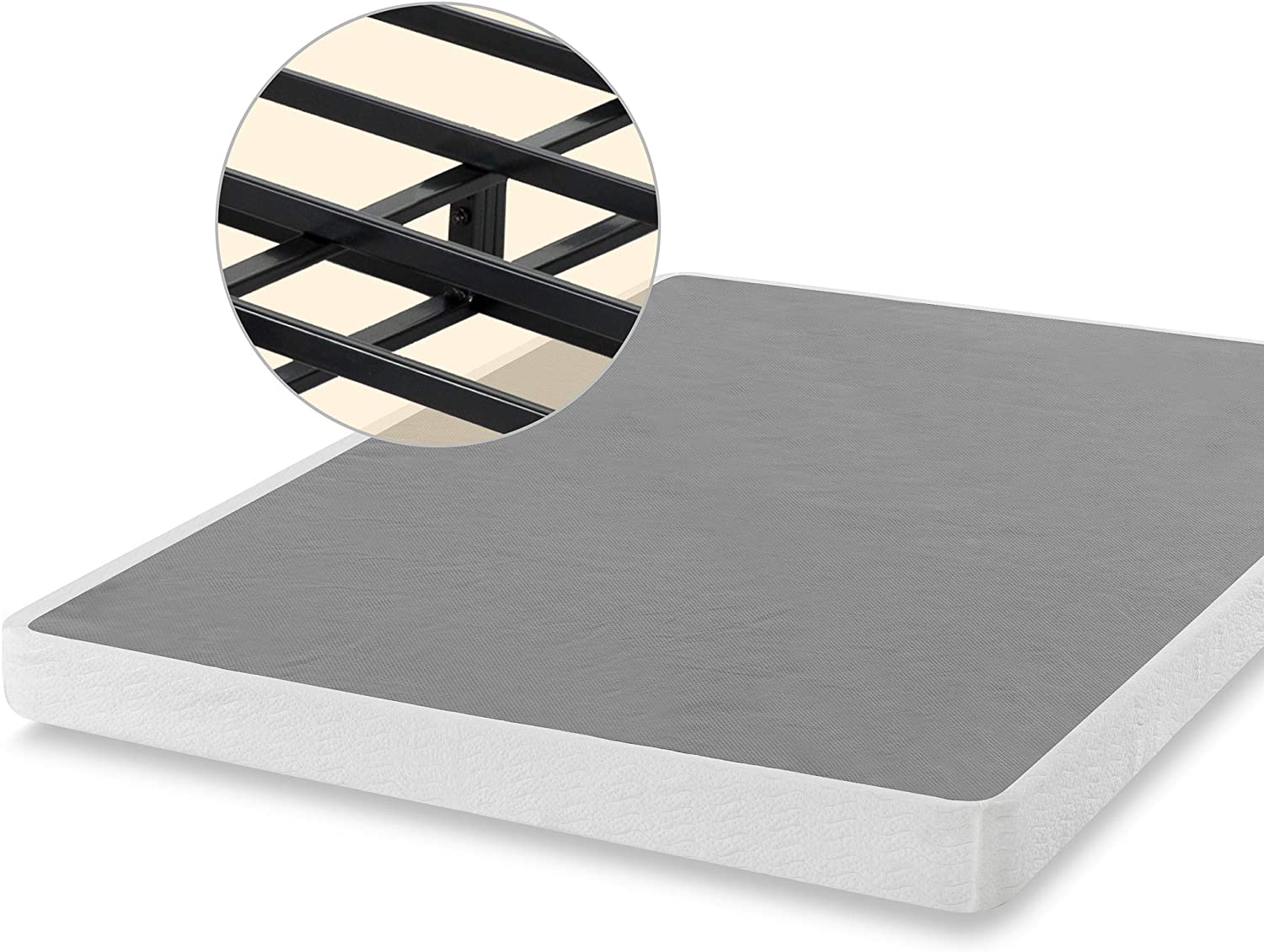 ZINUS 5 Inch Metal Smart Box Spring / Mattress Foundation / Strong Metal Frame / Easy Assembly, Full
