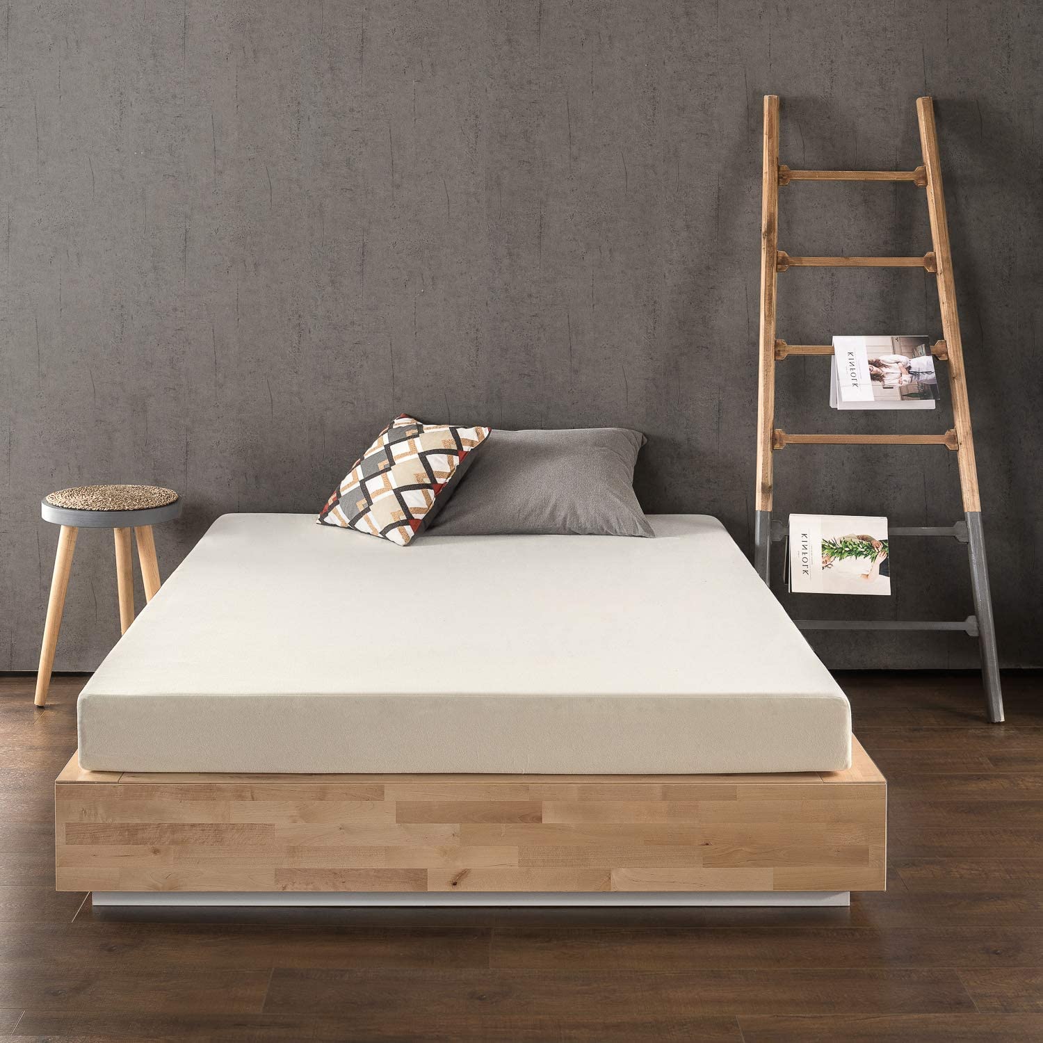Best Price Mattress 6 Inch Memory Foam Mattress, Calming Green Tea Infusion, Pressure Relieving, Bed-in-a-Box, CertiPUR-US Certified, Queen