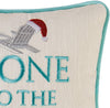 Gone to The Beach Decorative Accent Throw Pillow, B45-DS100