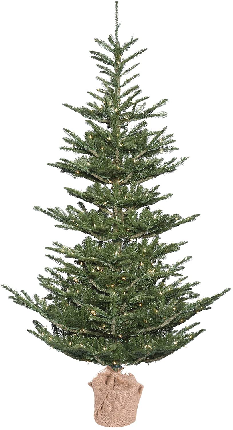 5' Green Spruce Artificial Christmas Tree with 200 Clear Lights (#K6270)