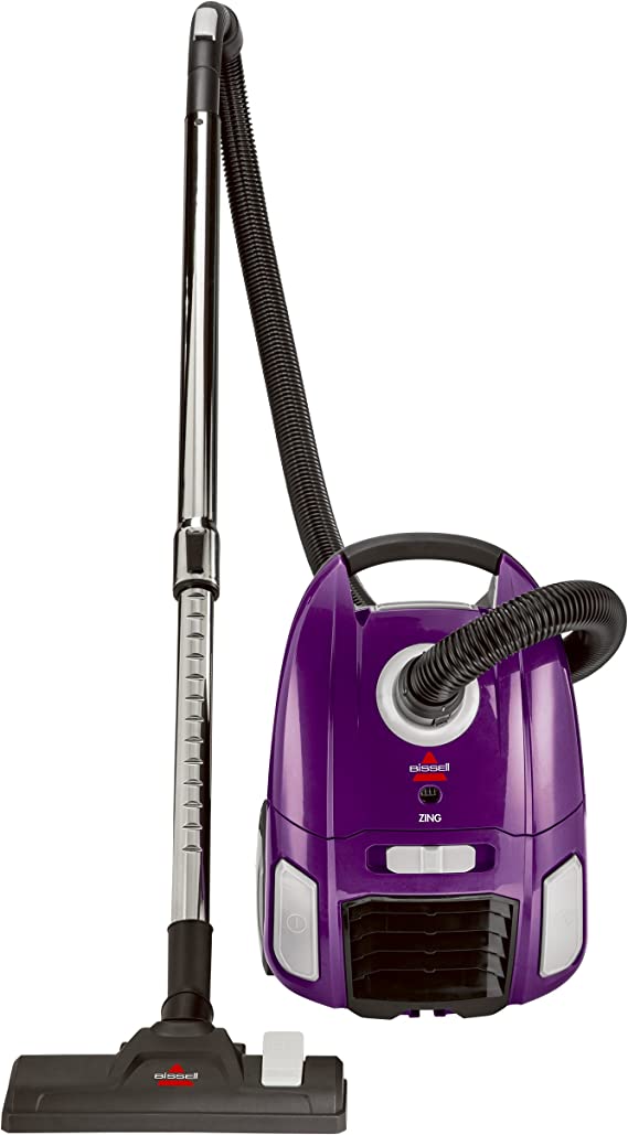 Zing Lightweight, Bagged Canister Vacuum, Purple