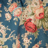 Waverly Sanctuary Rose Ascot Layered Valance Rod Pocket Window Curtains for Kitchen or Bathroom, 52