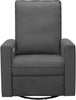 Abbyson Living Fabric Upholstered Power Recliner Swivel Glider Chair PC246