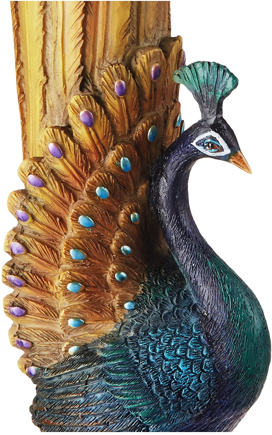 Design Toscano KY1034 - Peacock vase, individual BAT104