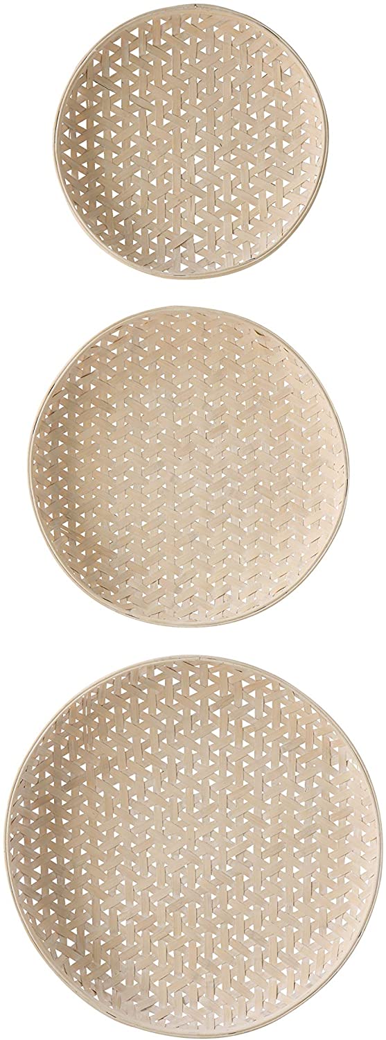 Bloomingville AH0242 Baskets, White (Set of 3) CR2333