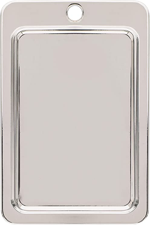 Sleek 3 in (76 mm) Center-to-Center Polished Chrome Cabinet Pull, (Set of 6)