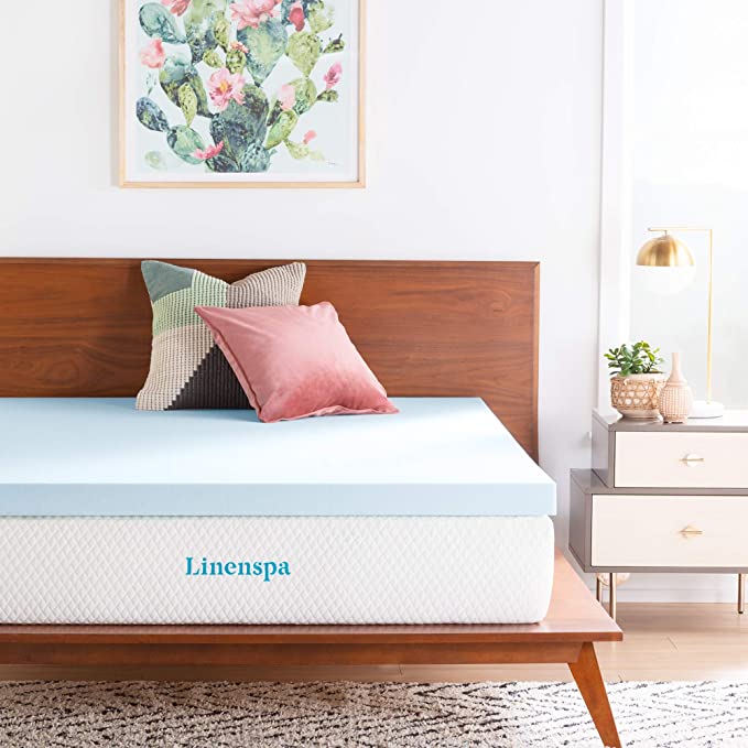 3 Inch Memory Foam Mattress Topper, Gel Infused King Mattress Topper, CertiPUR-US Certified