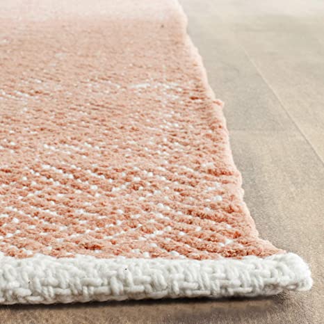 Boston Collection Handmade Flatweave Cotton Area Rug, 6' x 9'