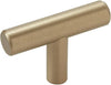 Cabinet Knob | Golden Champagne | 1-15/16 inch (49 mm) Length | Bar Pulls | 11 Pack | Drawer Knob | Cabinet Hardware