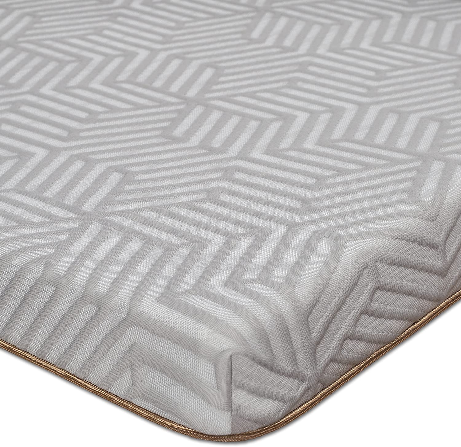 BedStory 3 Inch Memory Foam Mattress Topper Twin, Gel & Bamboo Charcoal Infused Bed Toppers, Foam Mattress Pad with Breathable Removable Cover, High-Density Memory Foam