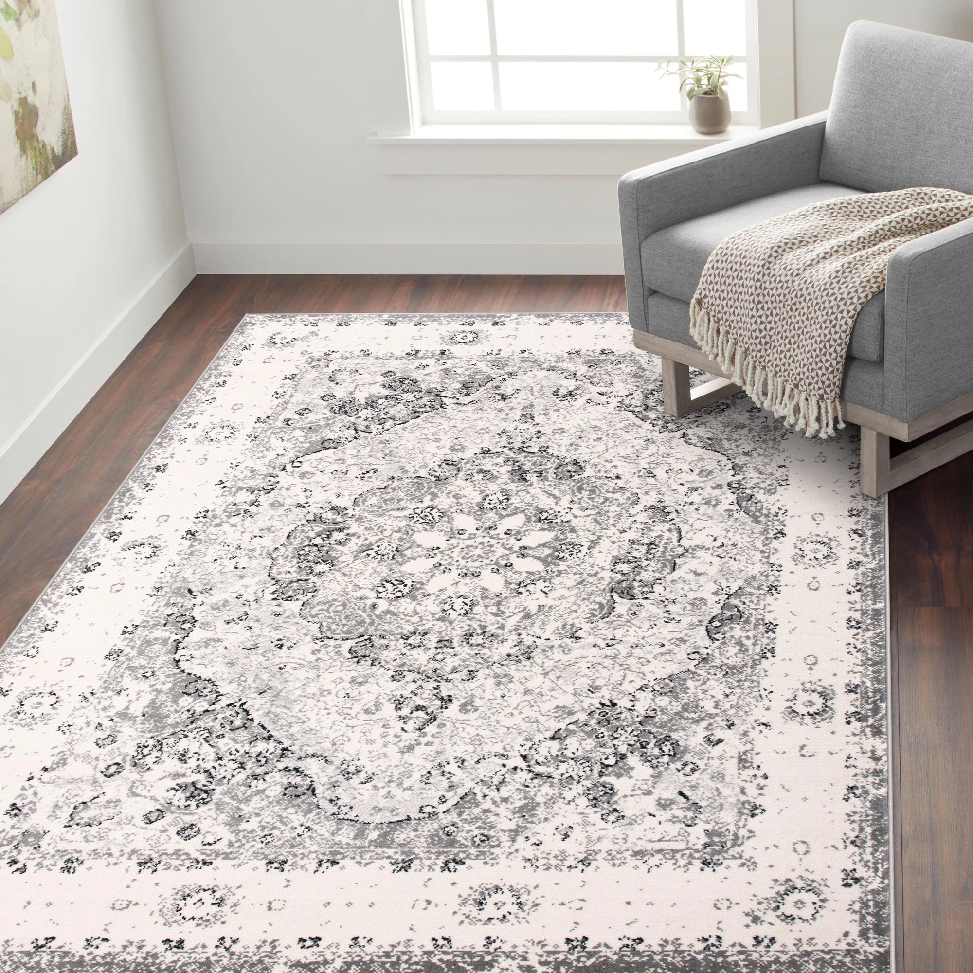 830 GRAY AREA RUG Rectangle