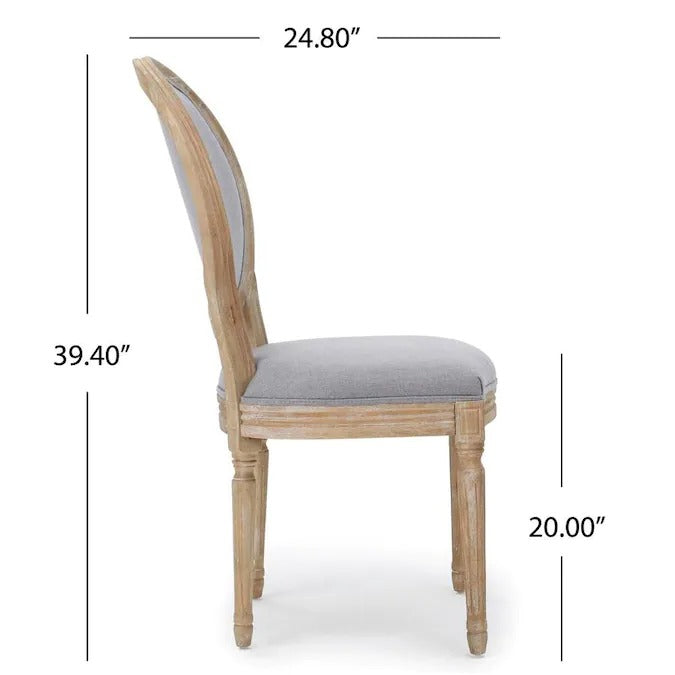 Best Selling Home Decor Set of 2 Phinnaeus Casual Polyester Upholstered Dining Side Chair (Wood Frame) CL508