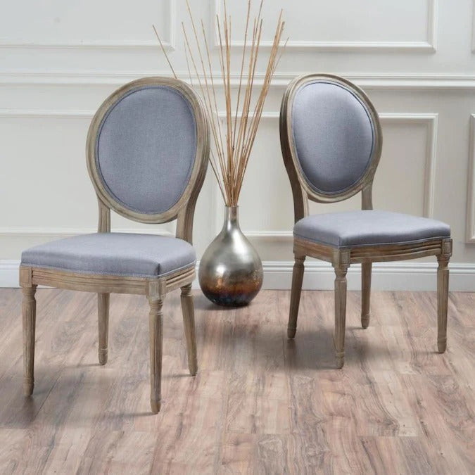 Best Selling Home Decor Set of 2 Phinnaeus Casual Polyester Upholstered Dining Side Chair (Wood Frame) CL508