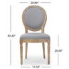 Best Selling Home Decor Set of 2 Phinnaeus Casual Polyester Upholstered Dining Side Chair (Wood Frame) CL508