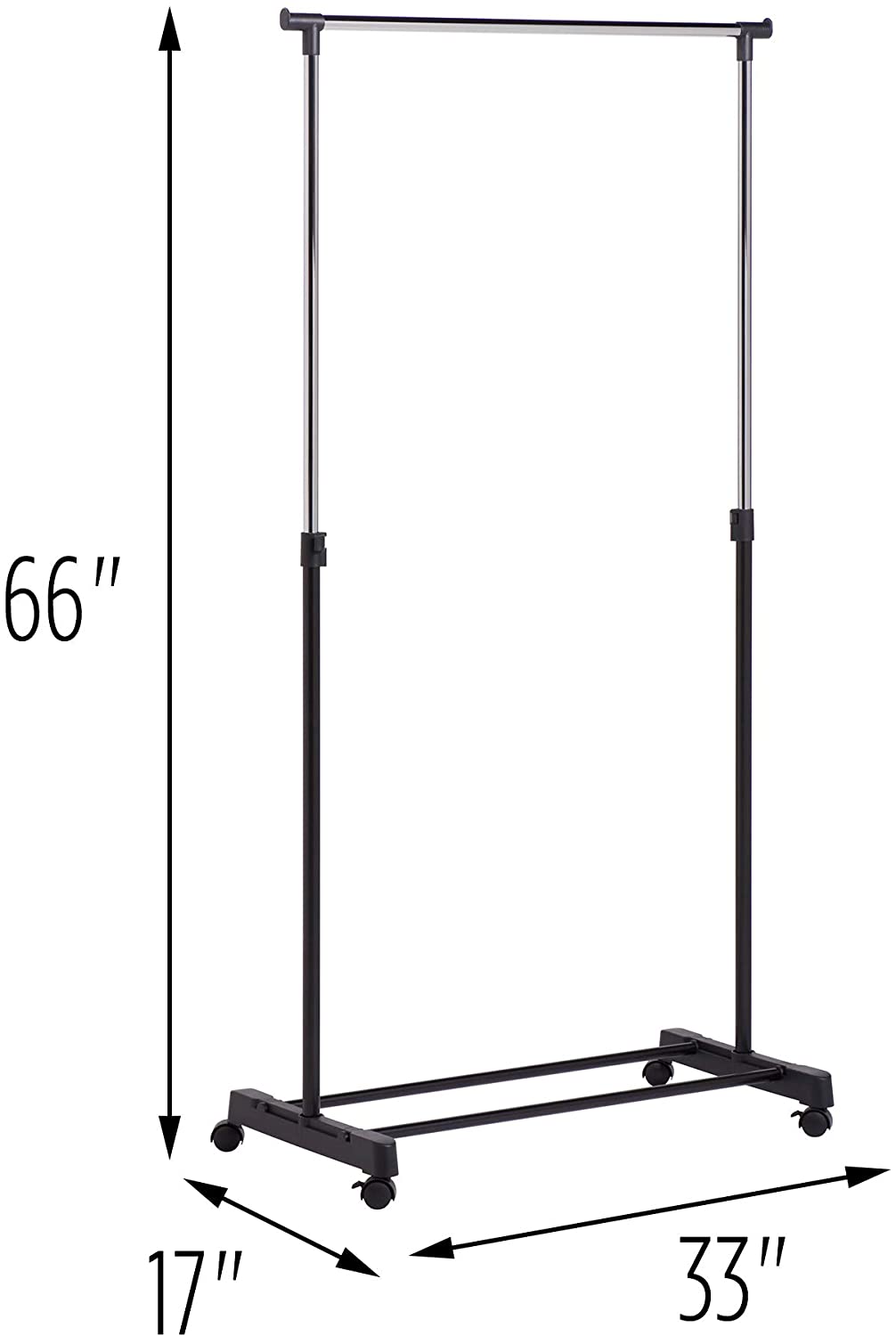 33" W Portable Garment Rack  #SA879