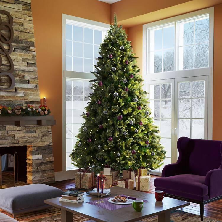 8.5ft Cashmere Pine LED 900 Warm White