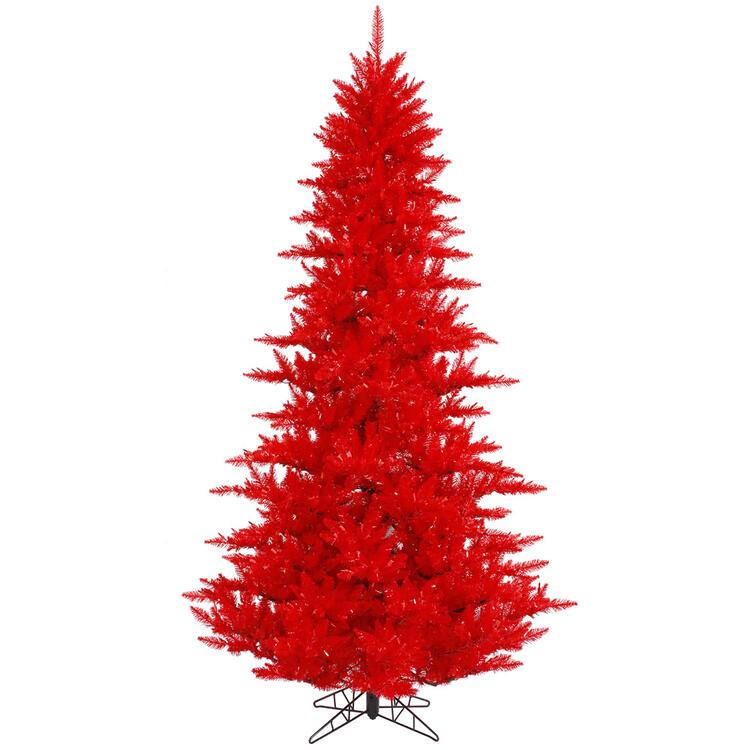3' Red Fir Artificial Christmas Tree with Stand (#K4941)