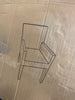 Belle Rectangular  Outdoor Patio Dining Table w/ 8 Armless Chairs in Navy (5 Boxes) pc463