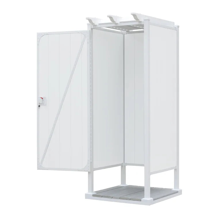88" H Plastic Free Standing Outdoor Shower *AS IS