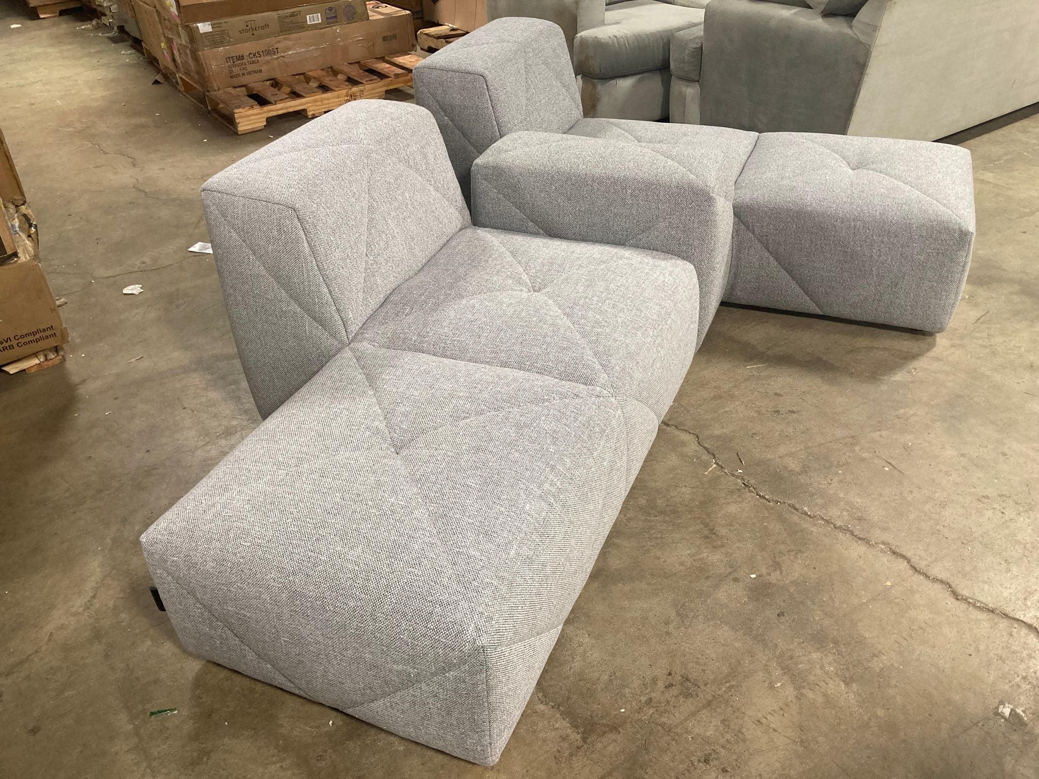 Bff sofa composition by Marcel Wanders, from moooi OP074 (2 boxes)