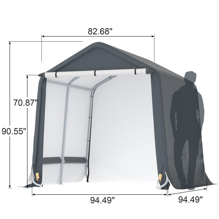 8 Ft. W x 8 Ft. D Garage