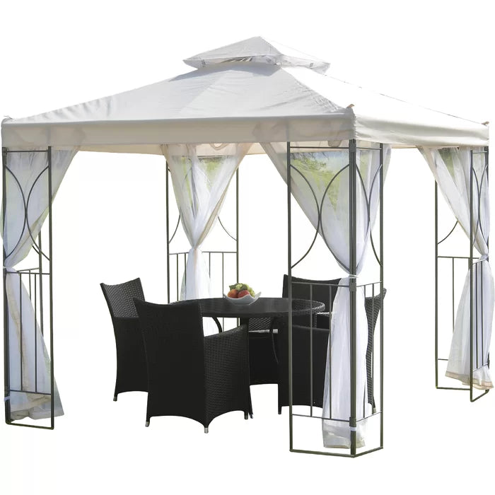 8 Ft. W x 8 Ft. D Metal Patio Gazebo