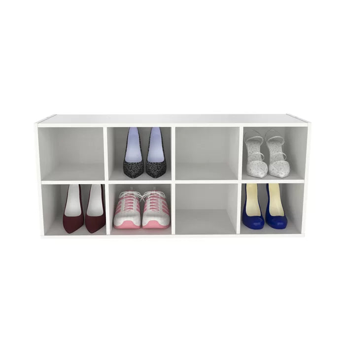 8 Pair Stackable Shoe Rack