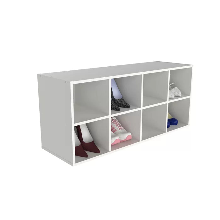 8 Pair Stackable Shoe Rack