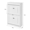 8 Pair Stackable Shoe Storage Cabinet