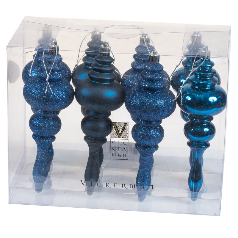 8 Piece Finial Ornament Set (Set of 8) ss626