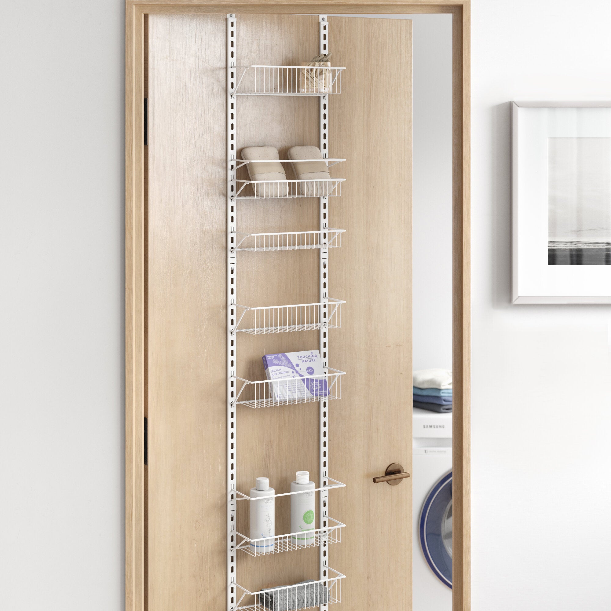 8-Tier Cabinet Door Organizer - 12" (#K1086)
