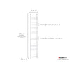 8 Tier Cabinet Door Organizer 77