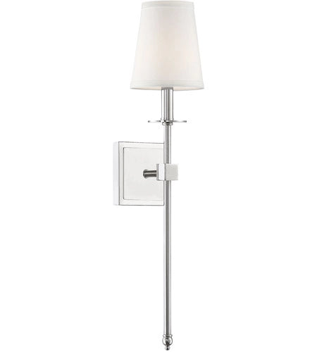 1 Light 5 inch Polished Nickel Wall Sconce Wall Light, (Set of 2)