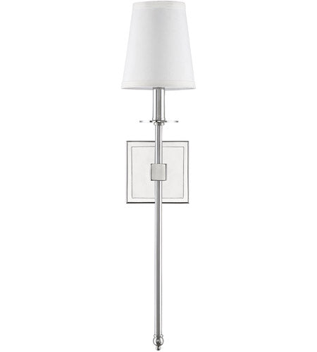 1 Light 5 inch Polished Nickel Wall Sconce Wall Light, (Set of 2)