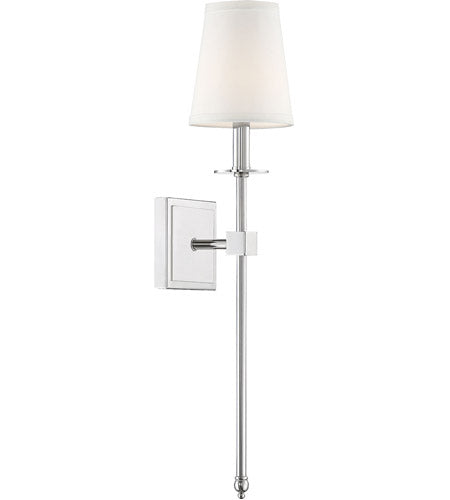 1 Light 5 inch Polished Nickel Wall Sconce Wall Light, (Set of 2)