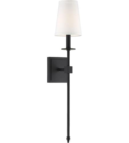 5 inch Matte Black Wall Sconce Wall Light, Essentials, (Set of 2)