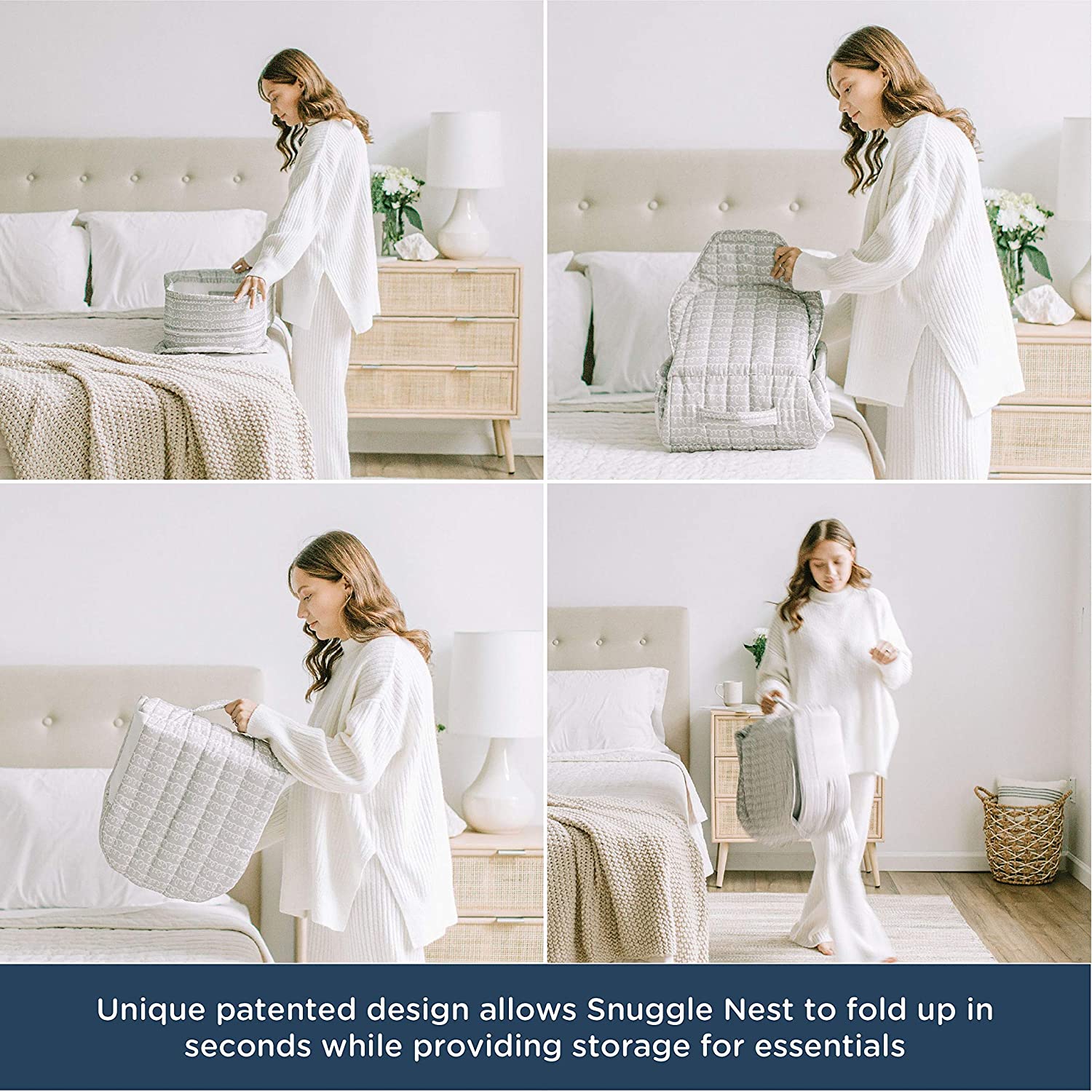 Baby Delight Snuggle Nest Dream Portable Infant Sleeper | Baby Bed -TJ155