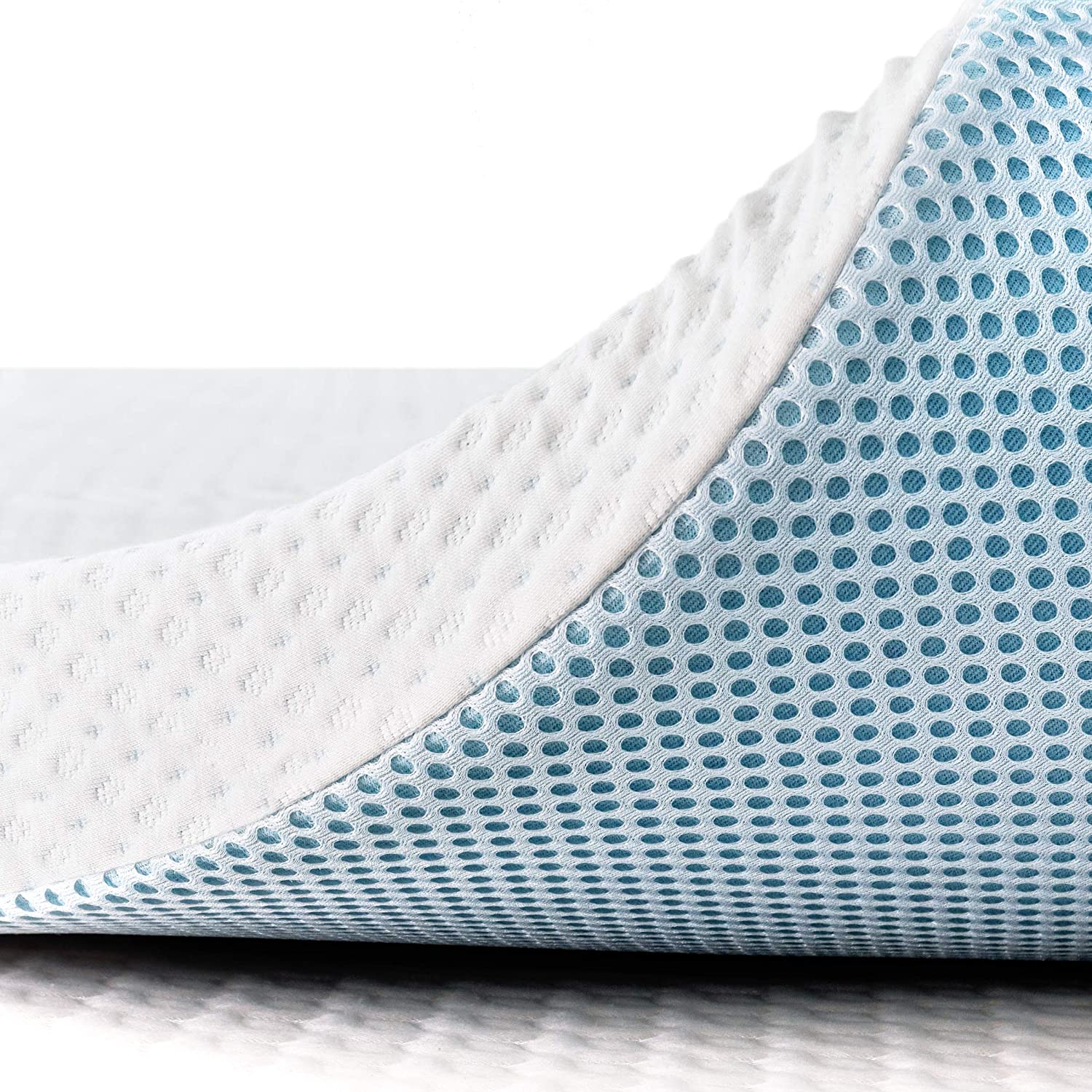 2 Inch Gel-Infused Memory Foam Bed Mattress Topper High Density Cooling Pad Removable Fitted Bamboo Cover TWIN XL  KB853