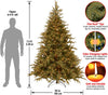 7.5' Frasier Grande Artificial Christmas Tree with Dual Color LED Lights (#K6252)