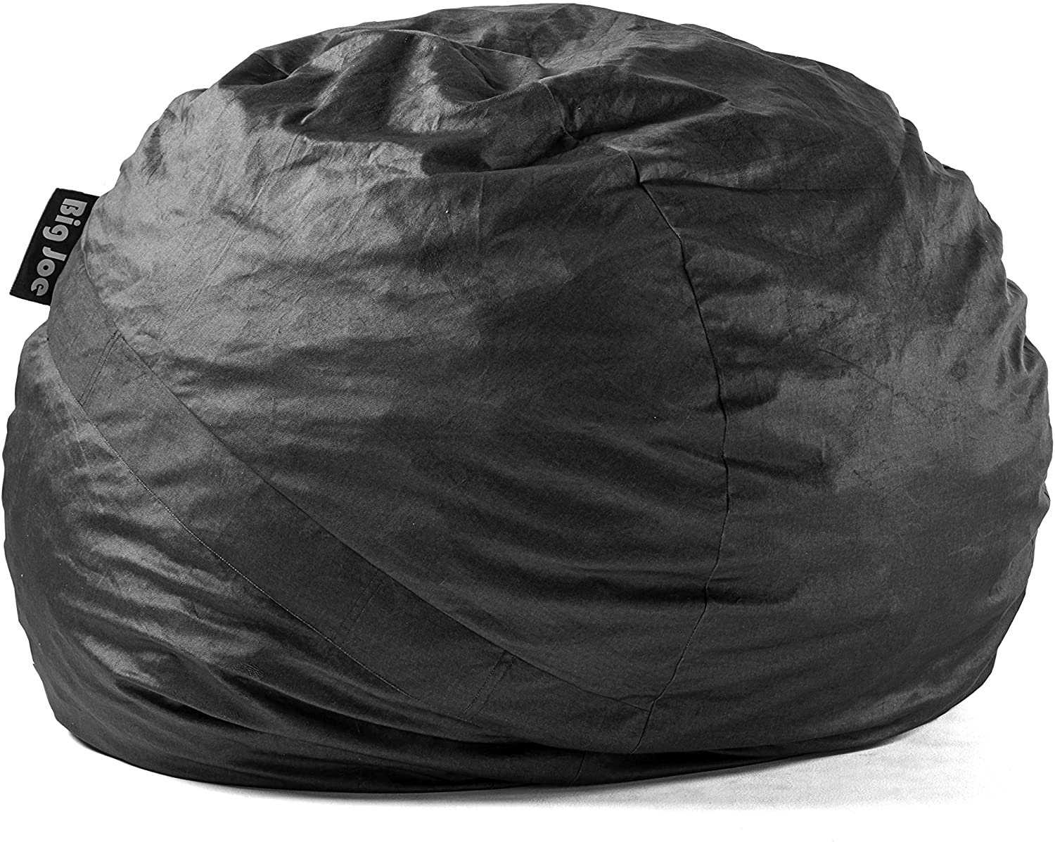 Big Joe Fuf Foam Filled Bean Bag Chair, Large, Black