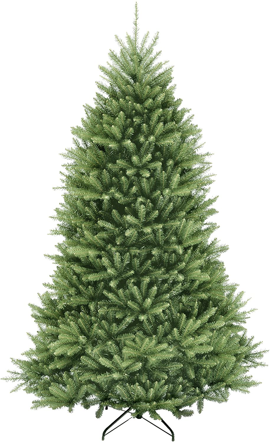 53 x 53 x 78 inches National Tree Company Artificial Full Christmas Tree, Green, Dunhill Fir, Includes Stand, 6.5 Feet