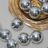 12ct Silver Shatterproof Shiny Christmas Ball Ornaments 4