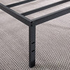 14 Inch Metal Platform Bed, Heavy Duty Steel Slats, No Box Spring Needed, Easy Assembly, Black, Twin XL