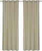 LJ Home Fashions 491 Maestro Linen Look Grommet Curtain Panels (Set of 2) 54