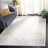 Adirondack Collection ADR109C Oriental Distressed Non-Shedding Living Room Bedroom Dining Home Office Area Rug, 9' x 12', Ivory / Silver Rectangle