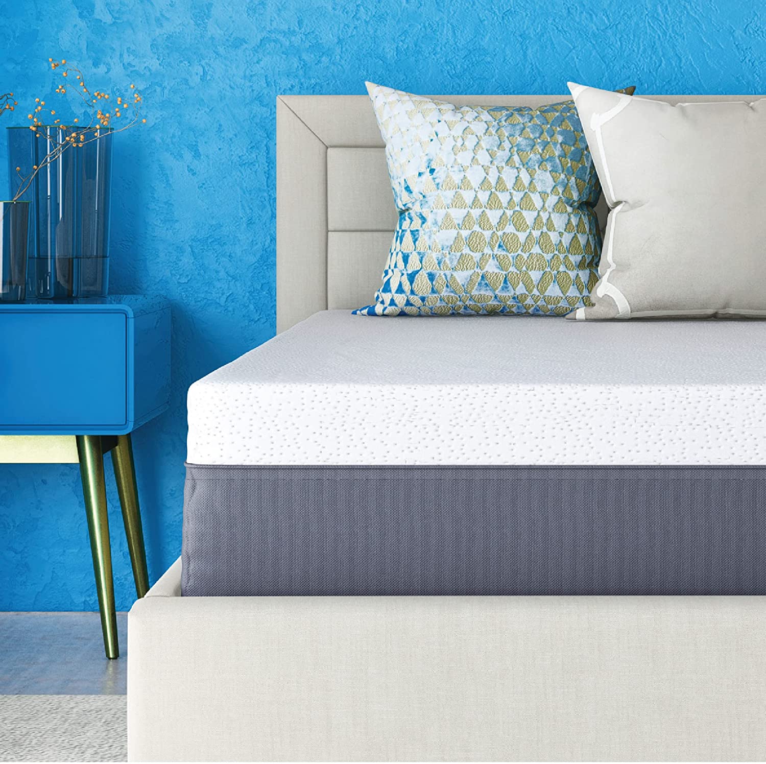 Classic Brands Cool Gel Ventilated Memory Foam 12-Inch Mattress | CertiPUR-US Certified | Bed-in-a-Box, King KB2480-A4-B2-P2