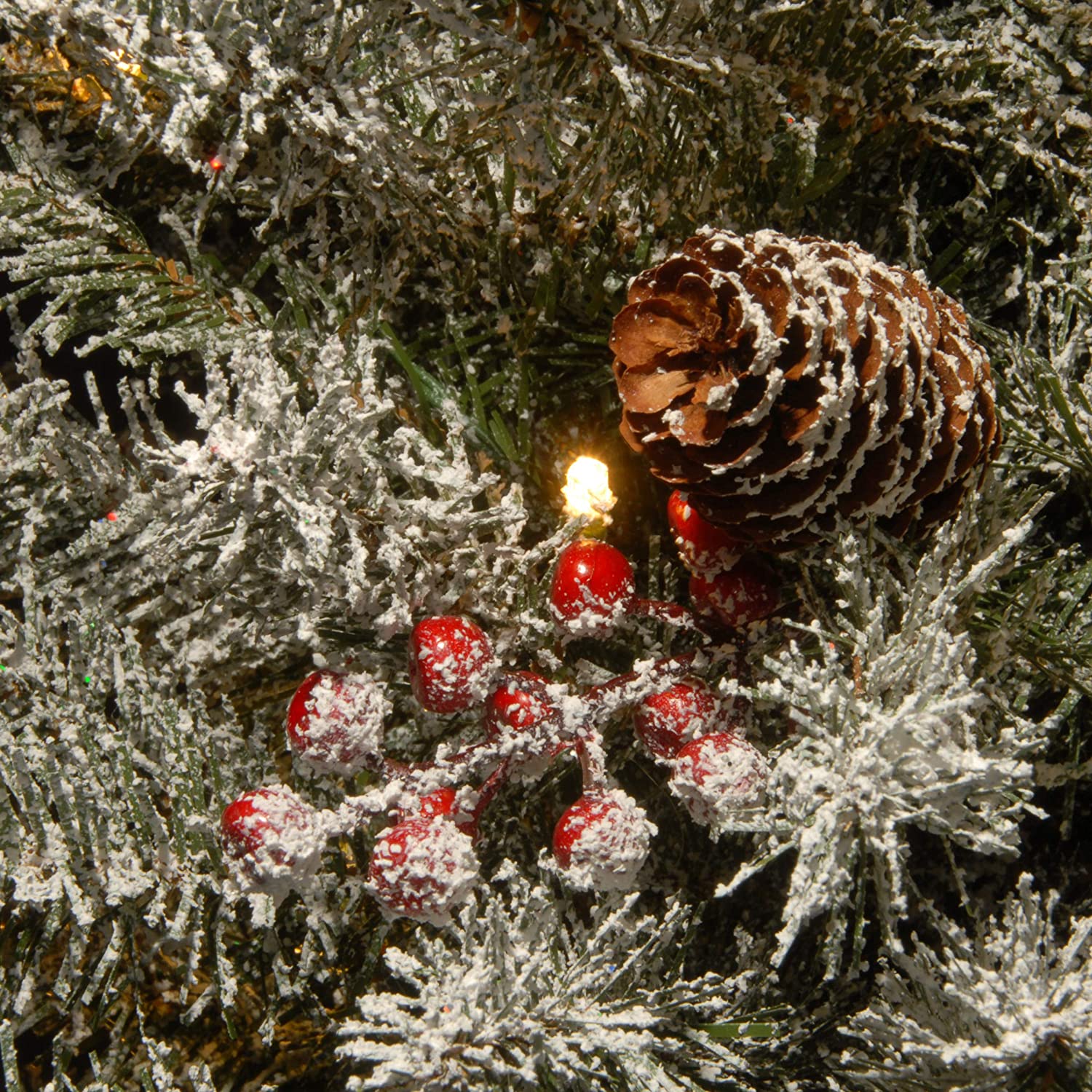 9' Dunhill Fir Pre-Lit Garland with Clear Lights (#K5702)