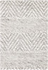 Marbella Collection 3' x 5' Beige/Light Grey Handmade Premium Wool Area Rug