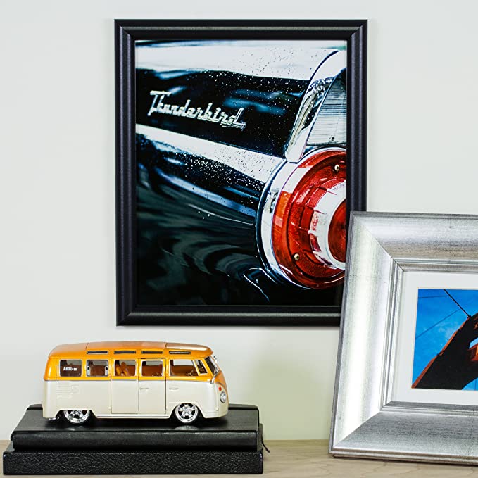 17"x 26" Picture Frame, Smooth Finish.765-Inch Wide, Black, (Set of 3)