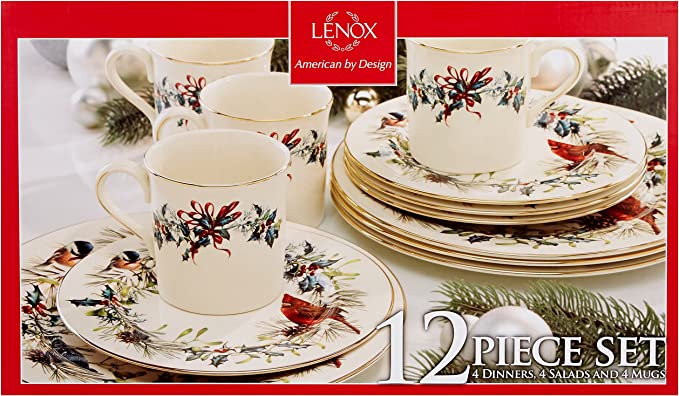 Winter Greetings 11-Piece Dinnerware Set